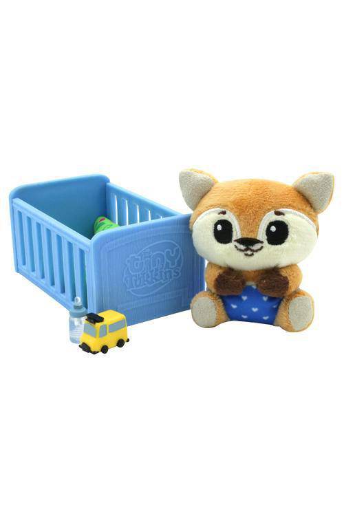 Tiny Tukkins Blind Pack - 6 piece set with Crib, Accessories and a mystery Plush - Golden Apple Comics