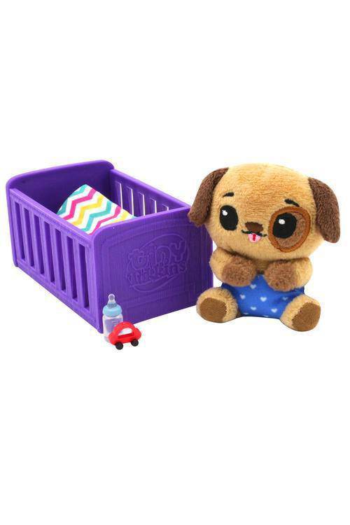 Tiny Tukkins Blind Pack - 6 piece set with Crib, Accessories and a mystery Plush - Golden Apple Comics
