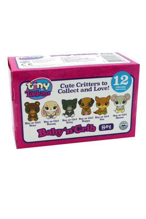 Tiny Tukkins Blind Pack - 6 piece set with Crib, Accessories and a mystery Plush - Golden Apple Comics