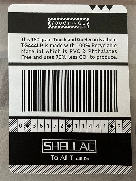 Shellac To All Trains (180g) [Vinyl] - Golden Apple Comics