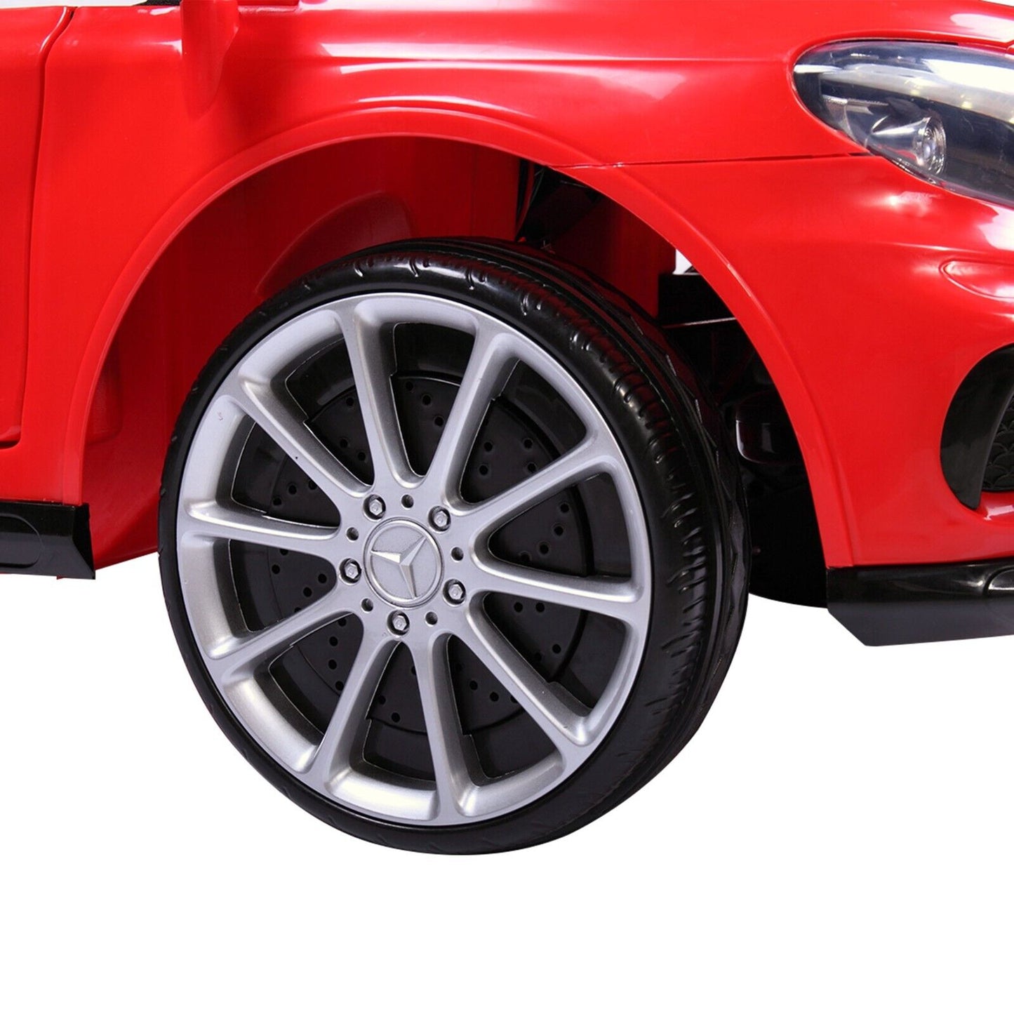 TOBBI Licensed Mercedes Benz Ride-On Car for Kids with Remote Control and Opening Doors - Red