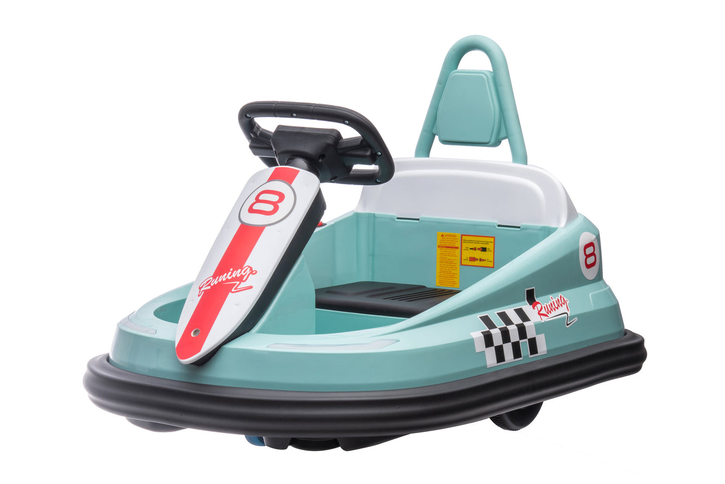 Electric 6V Ride-On Bumper Car Toy for Toddlers Ages 3-6 Boys and Girls