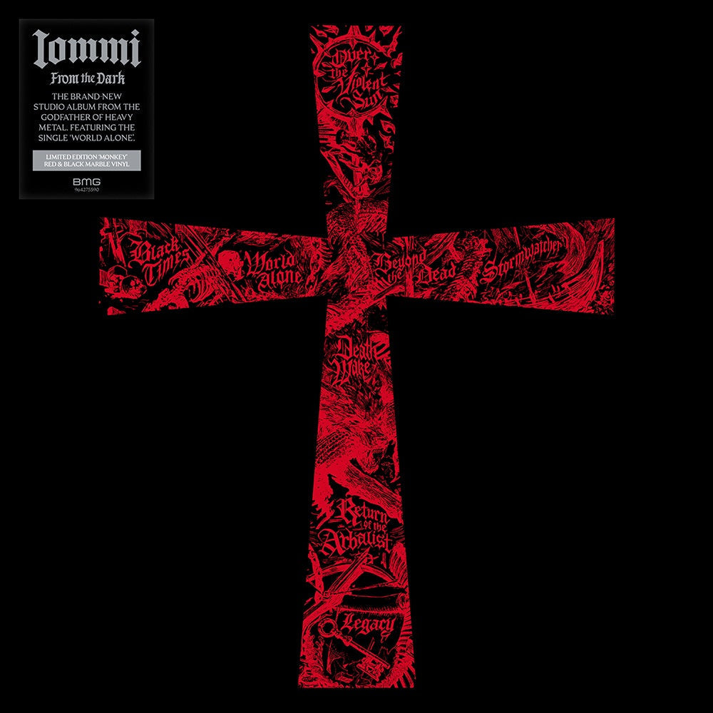 PRE-ORDER Tony Iommi - From The Dark (Indie Exclusive) [Red/Black Marble] [2LP] [Vinyl]