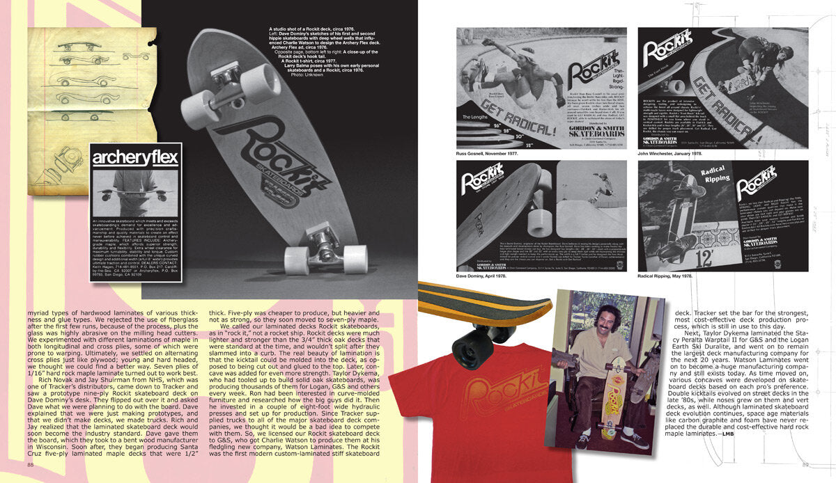 Tracker Trucks Forty Years of Skateboard History Hardcover Book