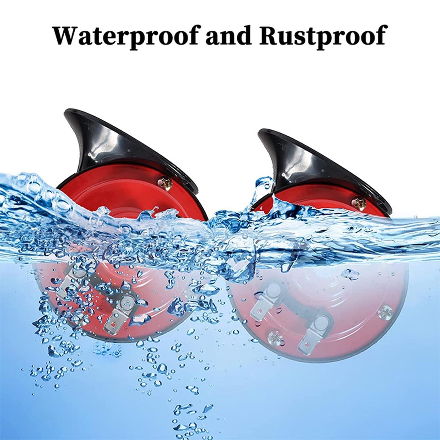 Electric Train Snail Horn 300dB Super Loud Waterproof Air Horn