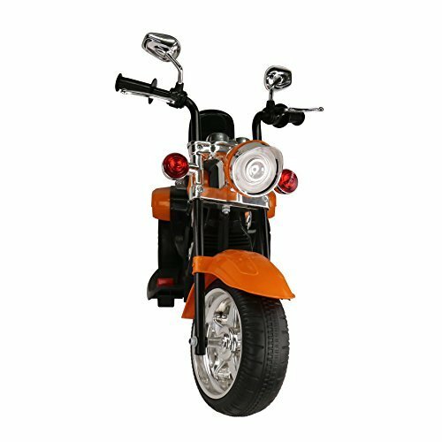 Electric Ride-On Trike Motorcycle for Kids 3-4 Years Old - Orange