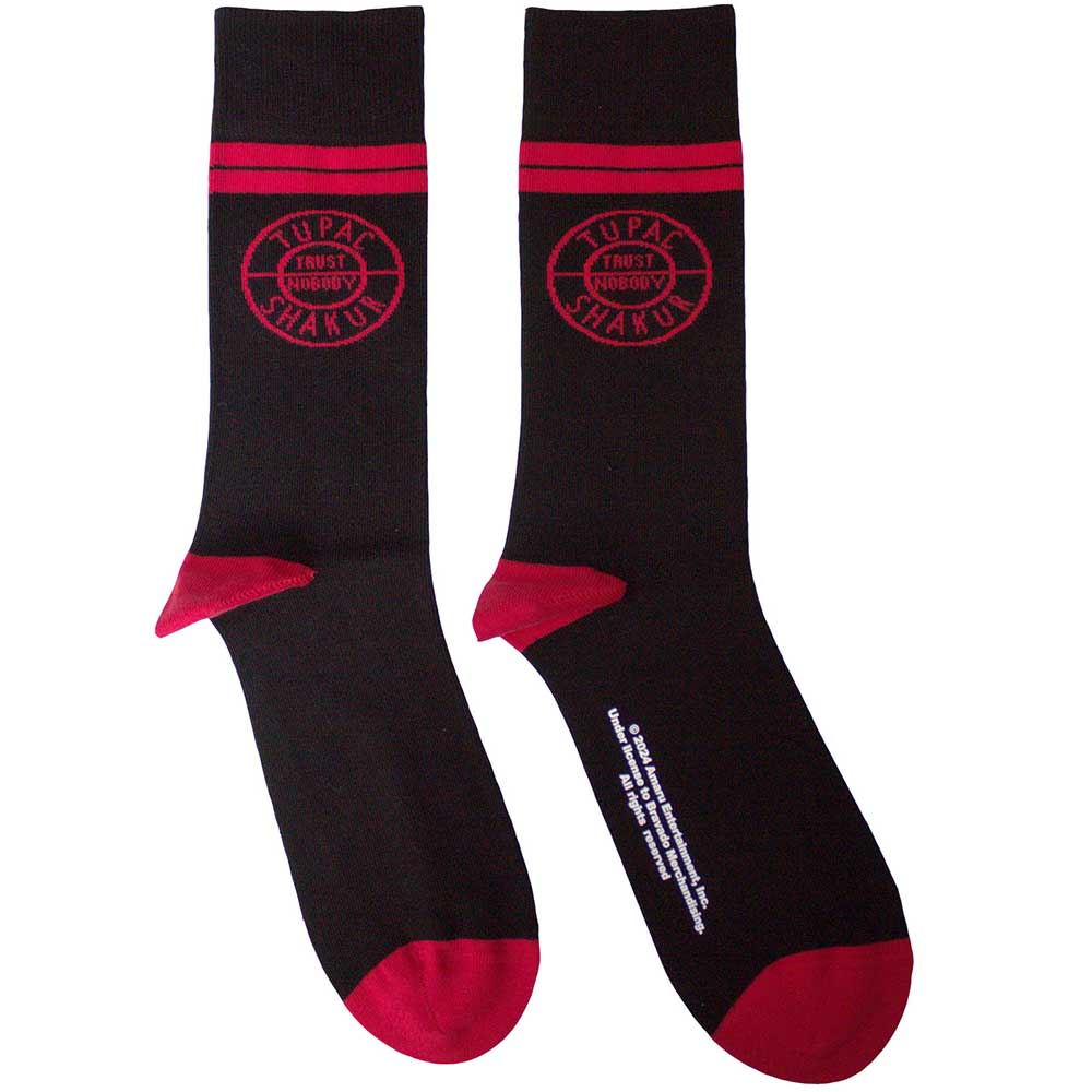 Tupac Circle Logo [Socks] - Golden Apple Comics