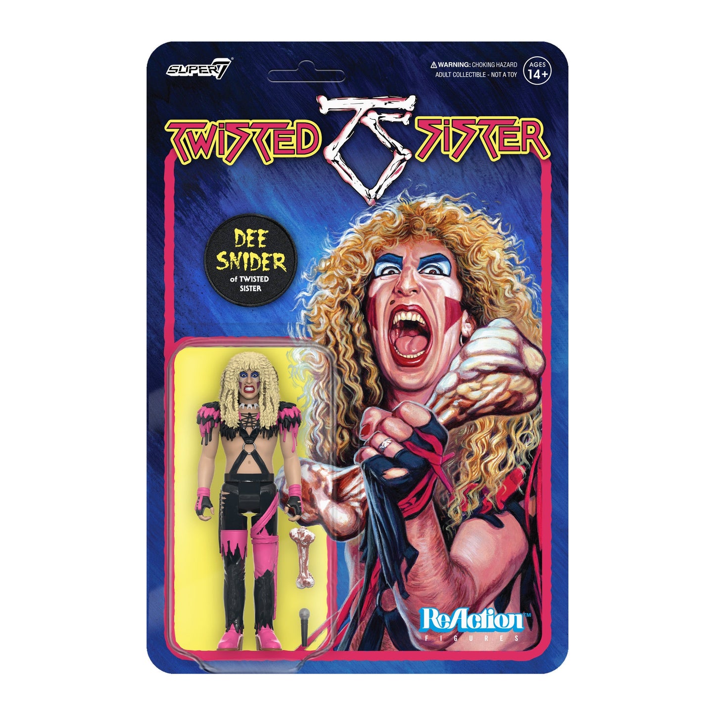 Super7 x TWISTED SISTER Dee Snider ReAction Figure