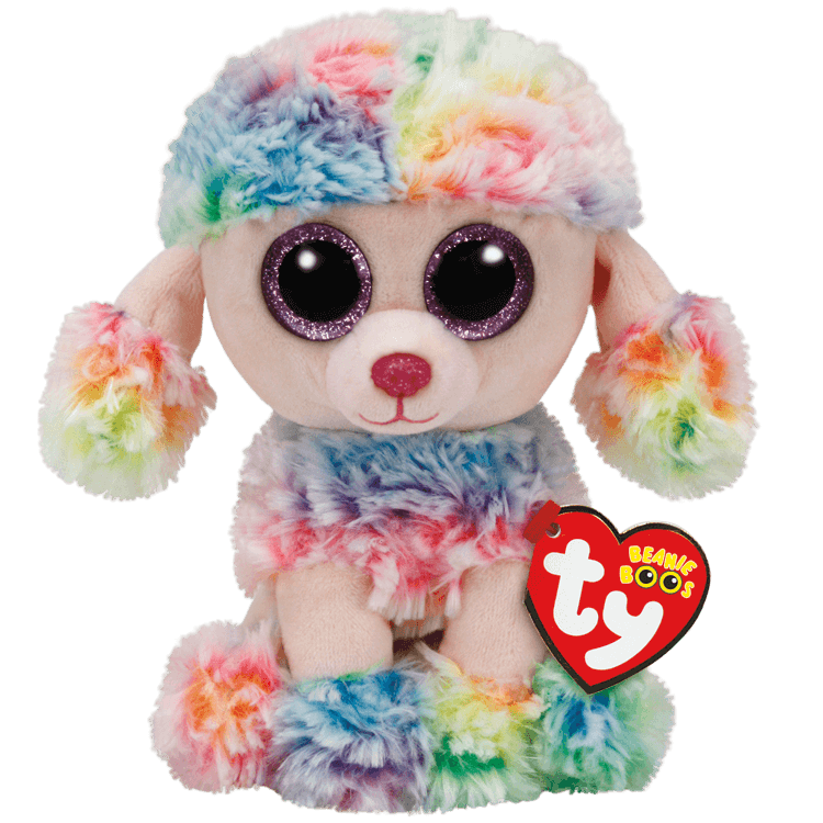 Beanie Boo's - Rainbow the Poodle