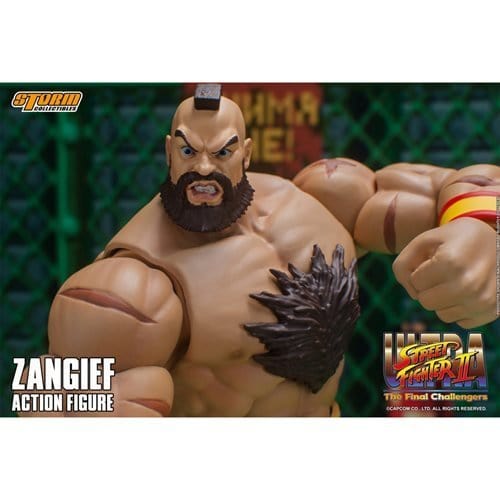 Ultimate Street Fighter II: The Final Challenger Zangief 1:12 Scale Action Figure