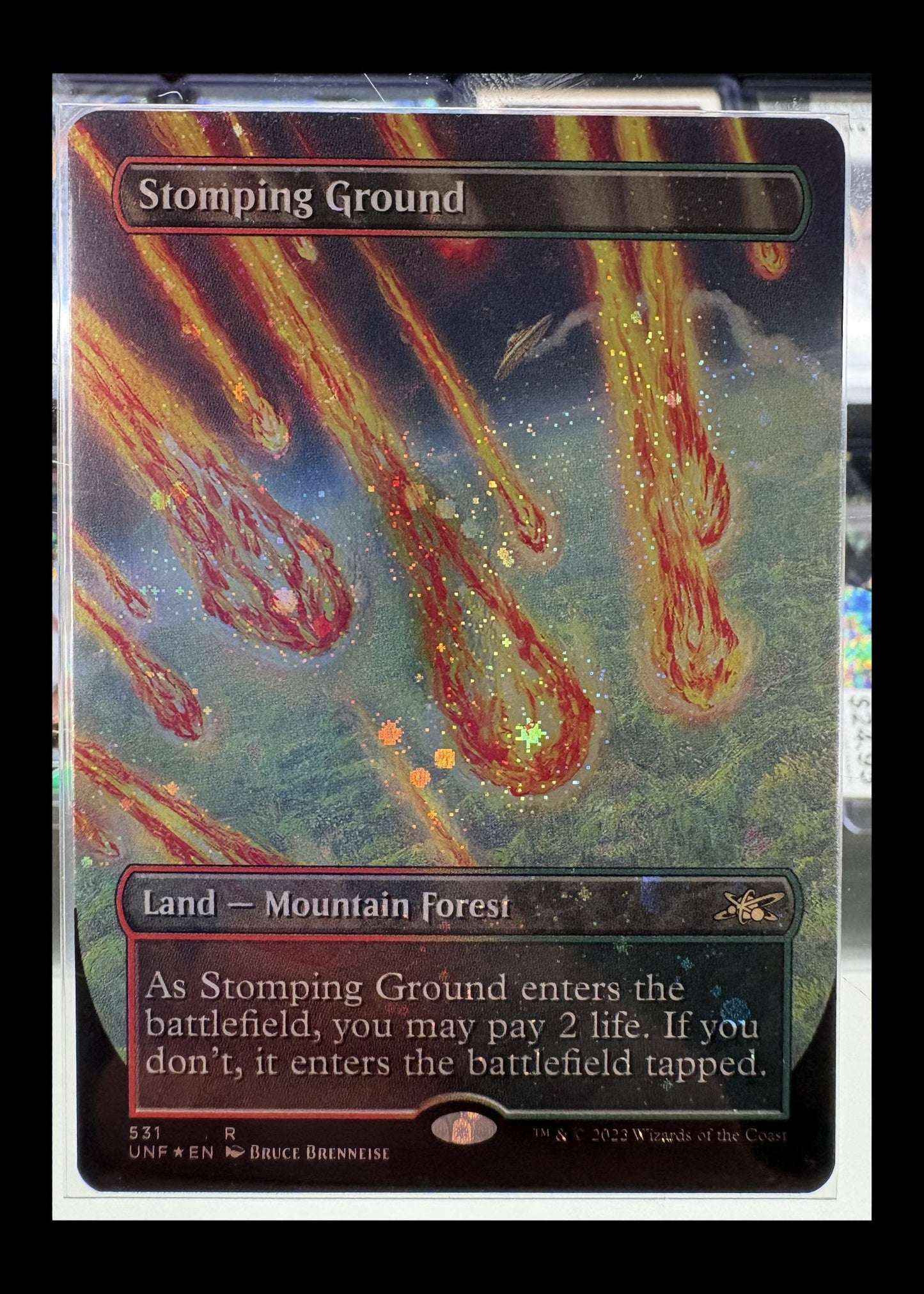 Stomping Ground #531 - Unfinity Borderless Galaxy Foil - Near Mint