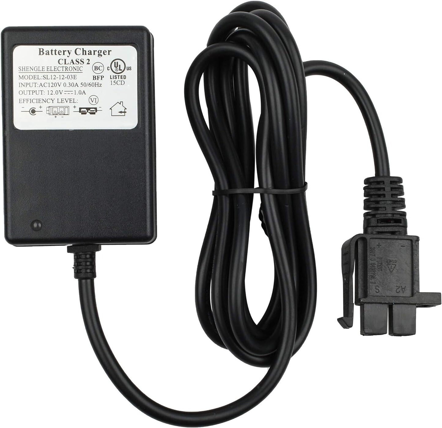 Universal 6ft 12V Battery Charger Cable Certified Safe
