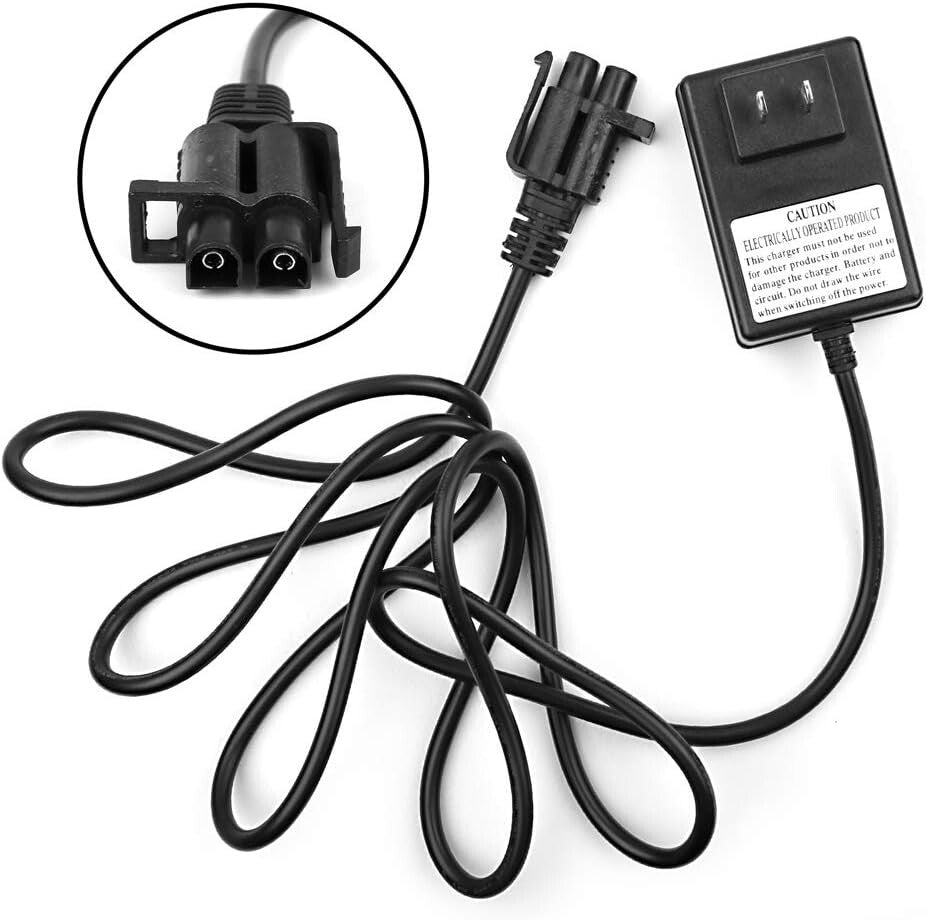 Universal 6ft 12V Battery Charger Cable Certified Safe