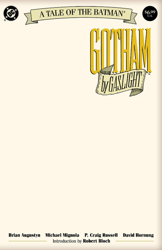 Batman Gotham By Gaslight #1 Facsimile Edition C Blank Variant (06/11/2024) Dc