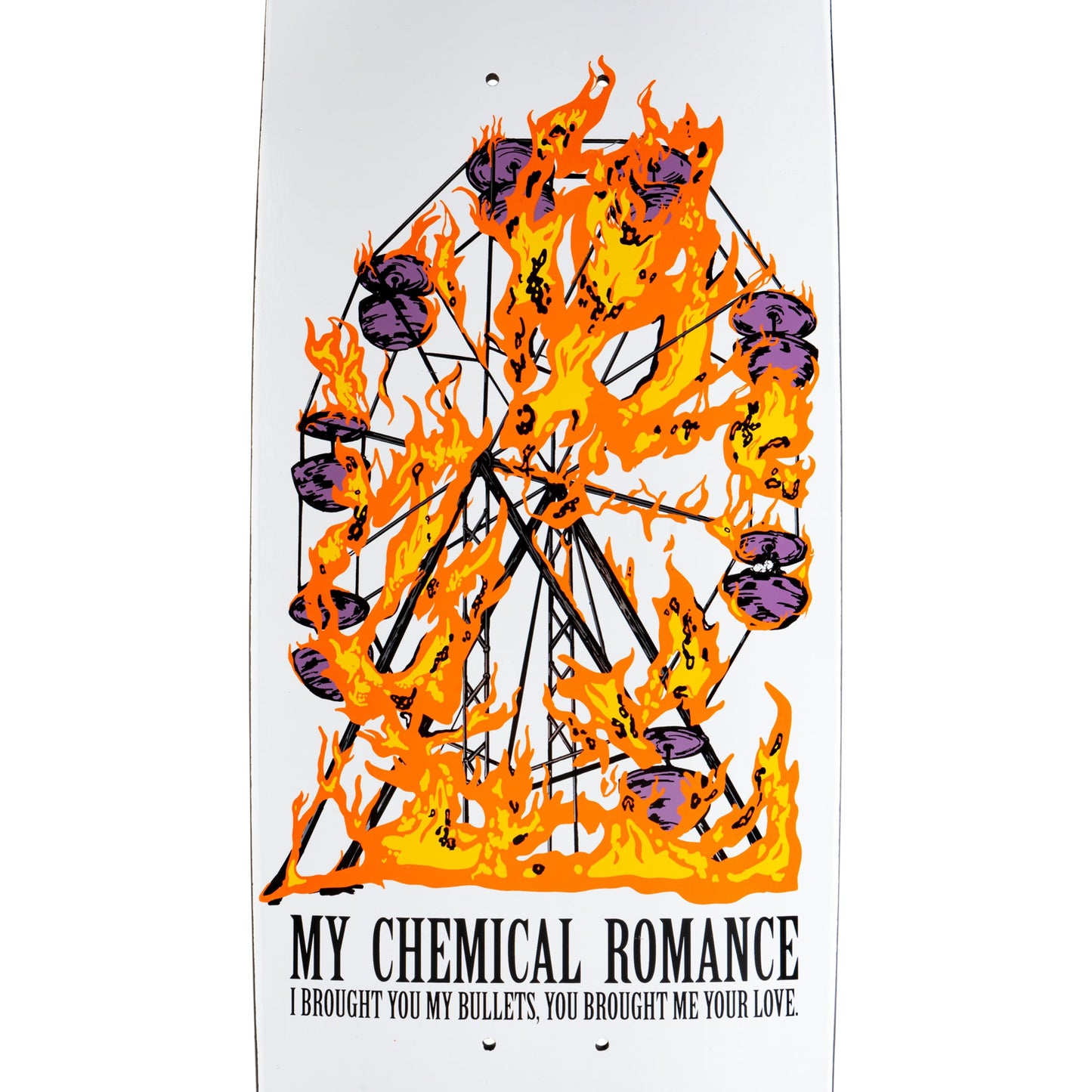 Welcome x My Chemical Romance Bullets on Atheme Skateboard Deck