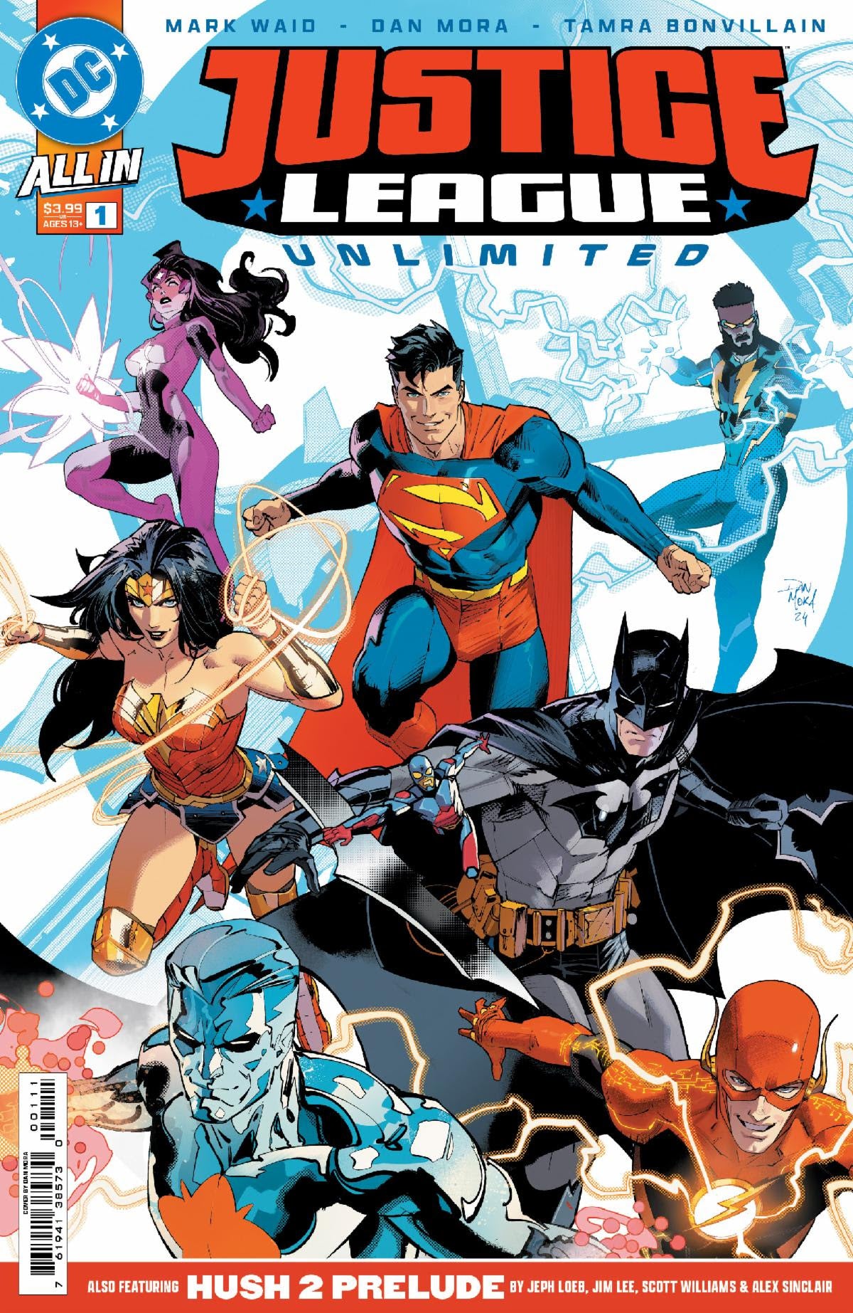 Justice League Unlimited #1 A Dan Mora  Mark Waid (11/27/2024) Dc