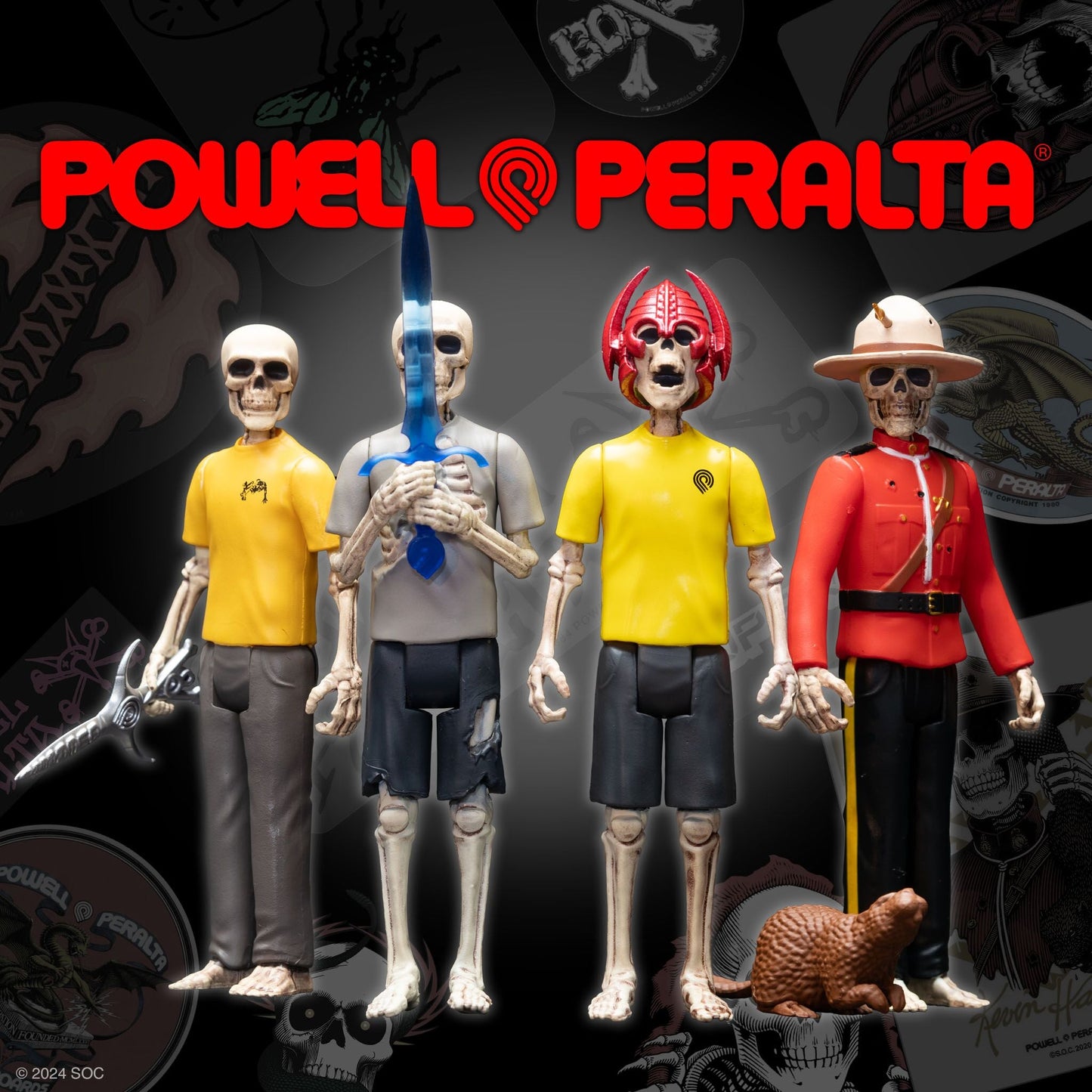 Super7 x Powell Peralta Kevin Harris Wave 4 ReAction Figure