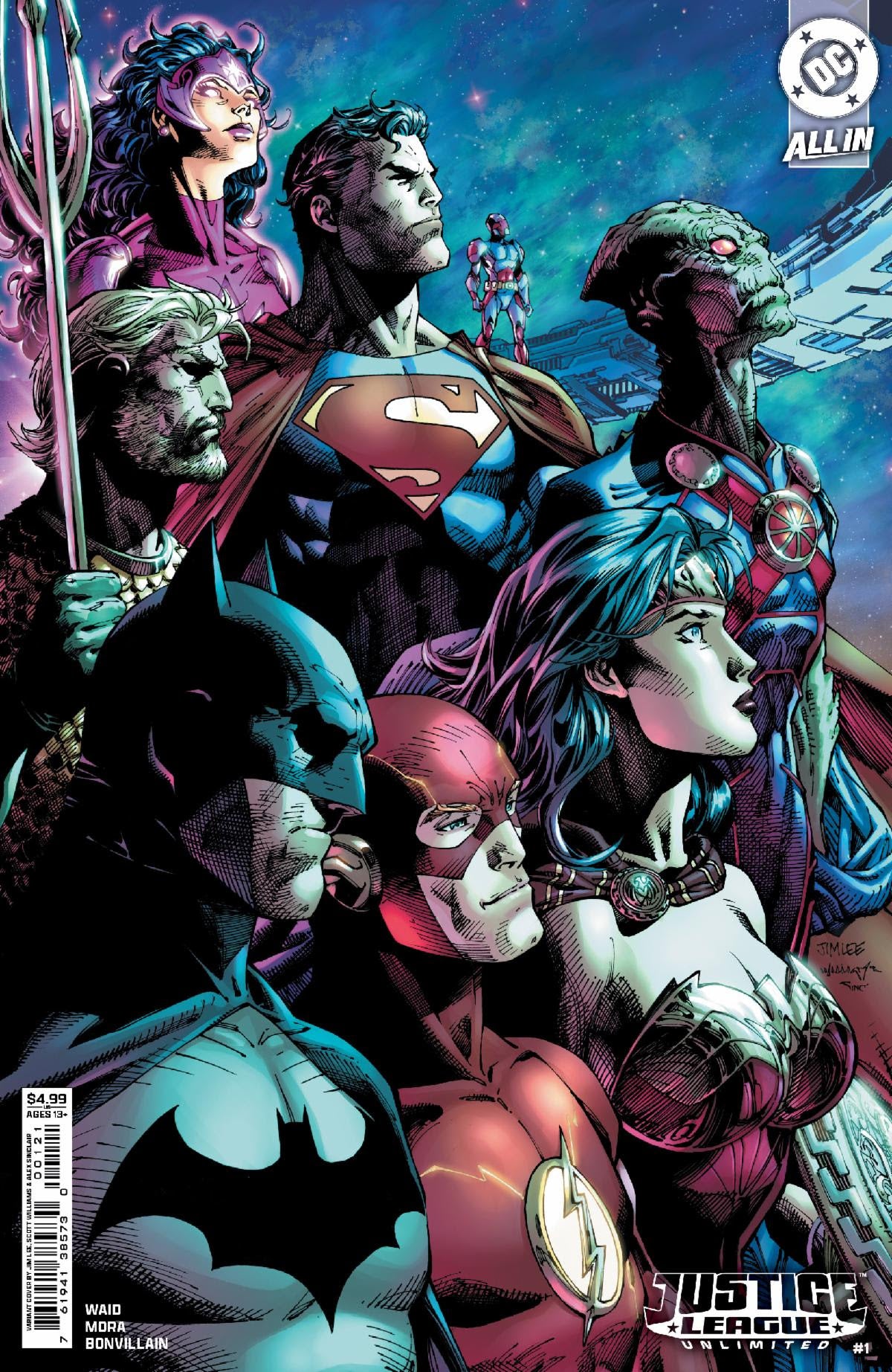 Justice League Unlimited #1 B Jim Lee Variant (11/27/2024) Dc