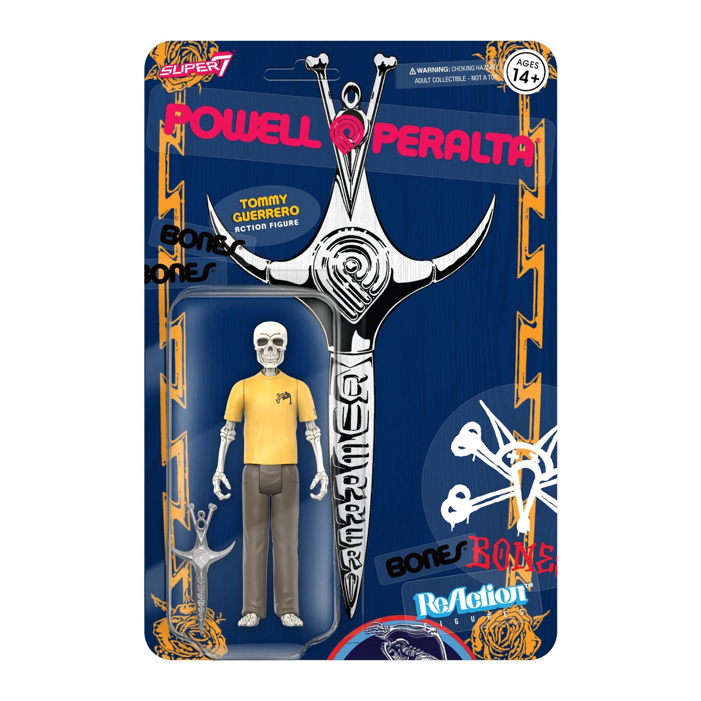 Super7 x Powell Peralta Tommy Guerrero Wave 4 ReAction Figure