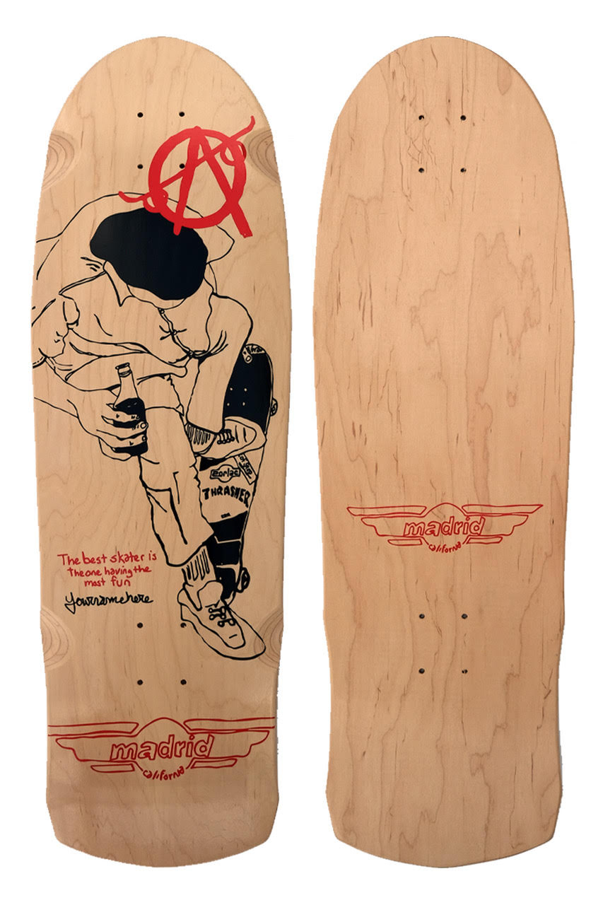 Madrid x Tim Kerr OS Shape LTD of 250 Skateboard Deck