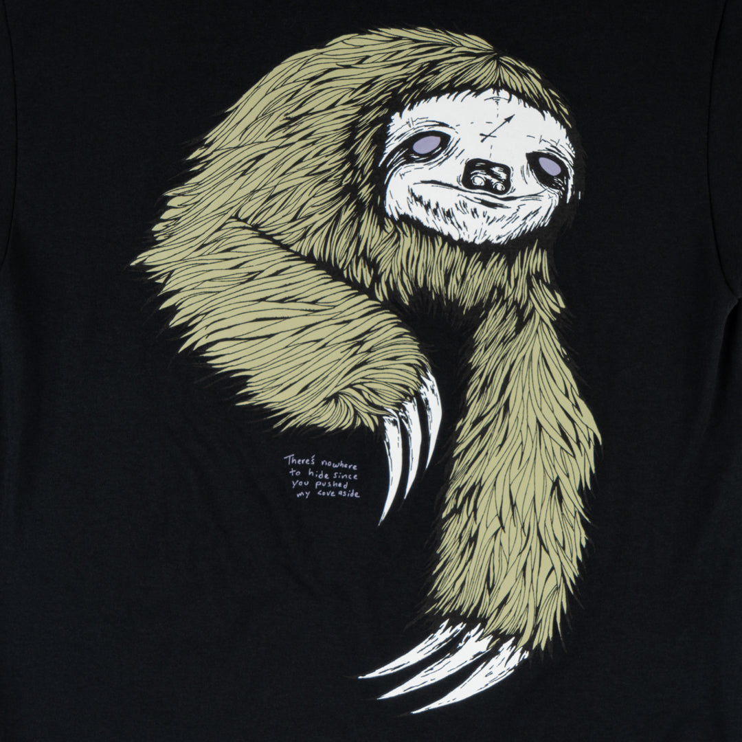 Welcome Sloth Black/Sage T-Shirt