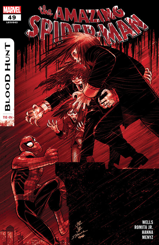 Amazing Spider-Man #49 2nd Print John Romita Blood Soaked Variant (06/26/2024) Marvel
