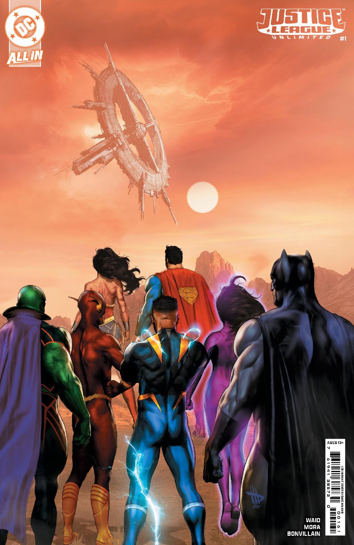 Justice League Unlimited #1 I 1:25 Dave Wilkins Variant (11/27/2024) Dc