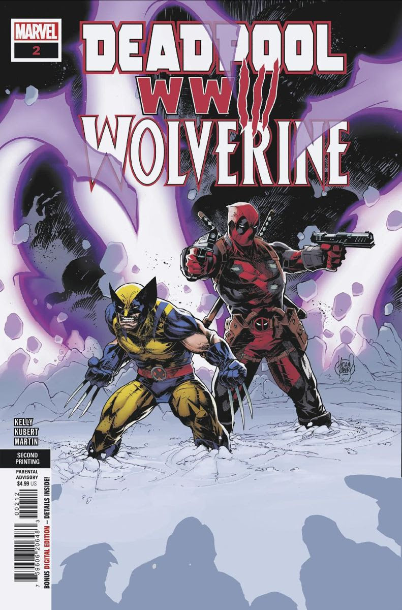 Deadpool Wolverine Wwiii #2 2nd Print A Adam Kubert Variant (07/31/2024) Marvel