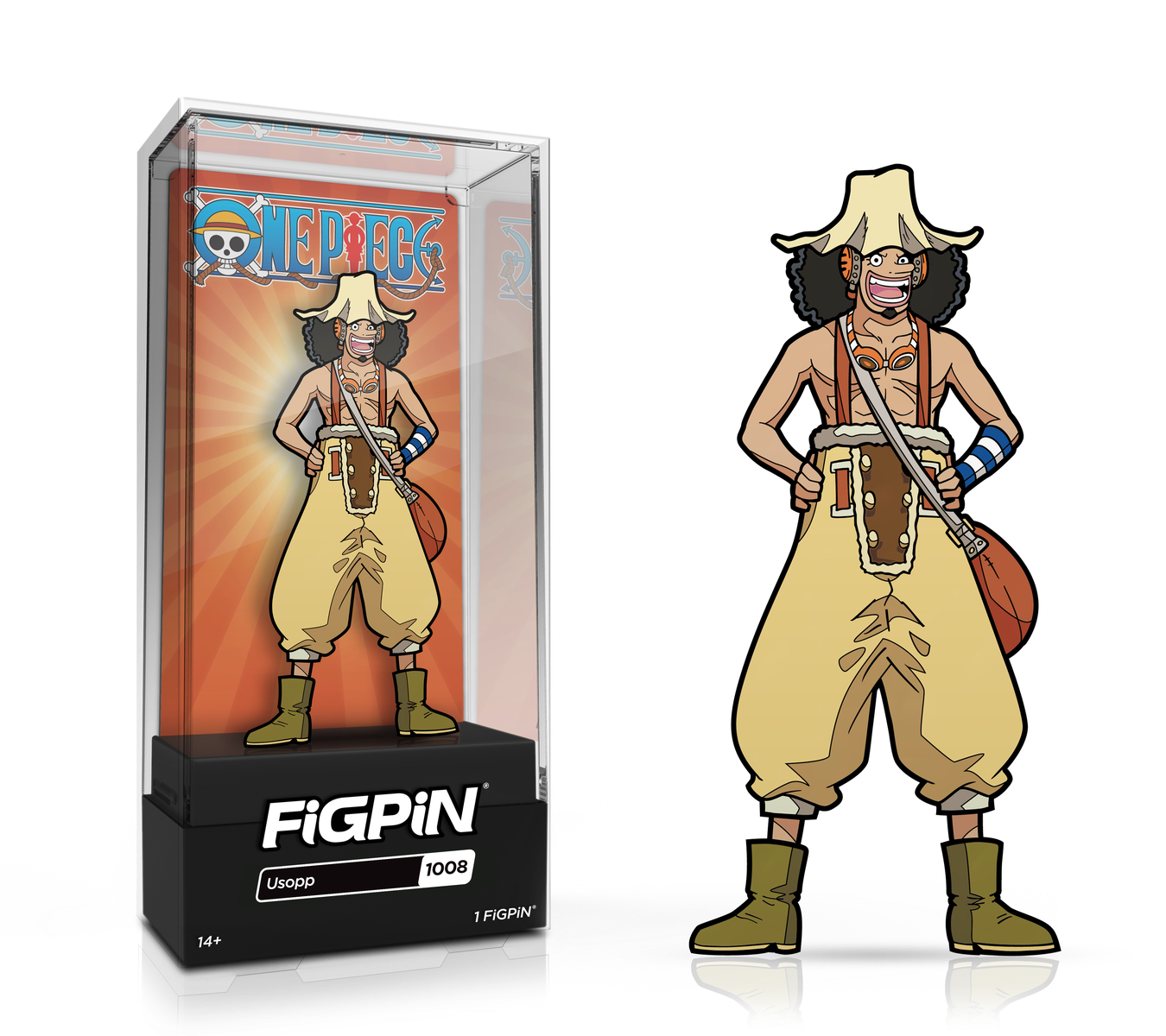 FiGPiN: One Piece - Usopp (1008) (Mighty Hobby Exclusive)