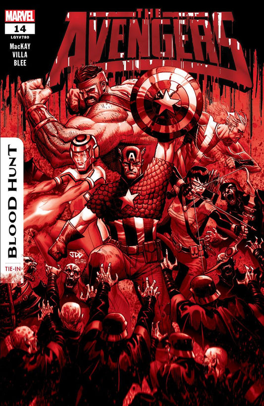 Avengers #14 2nd Print Joshua Cassara Blood Splatter Variant (06/19/2024) Marvel