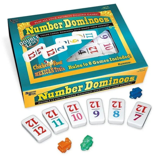 Numbered Dominoes - Double 12