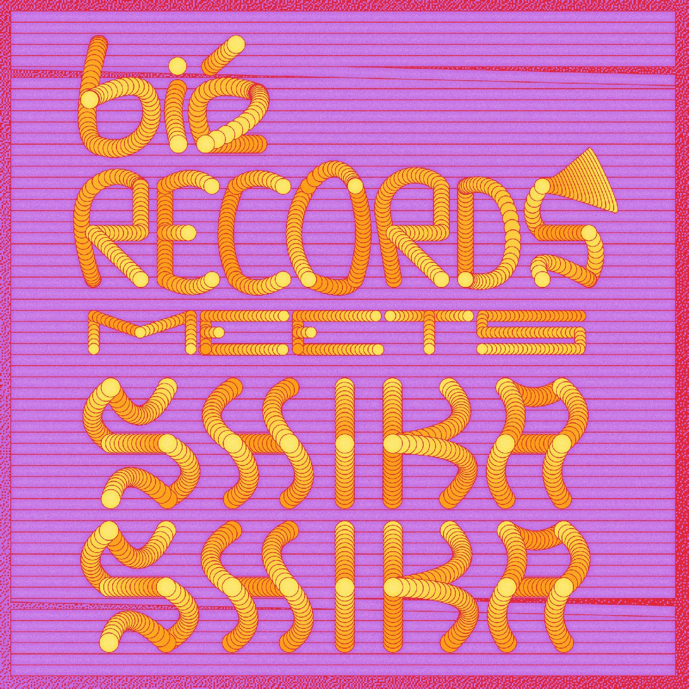 bi√© records meets Shika Shika (TRANSPARENT RED VINYL) (Vinyl)