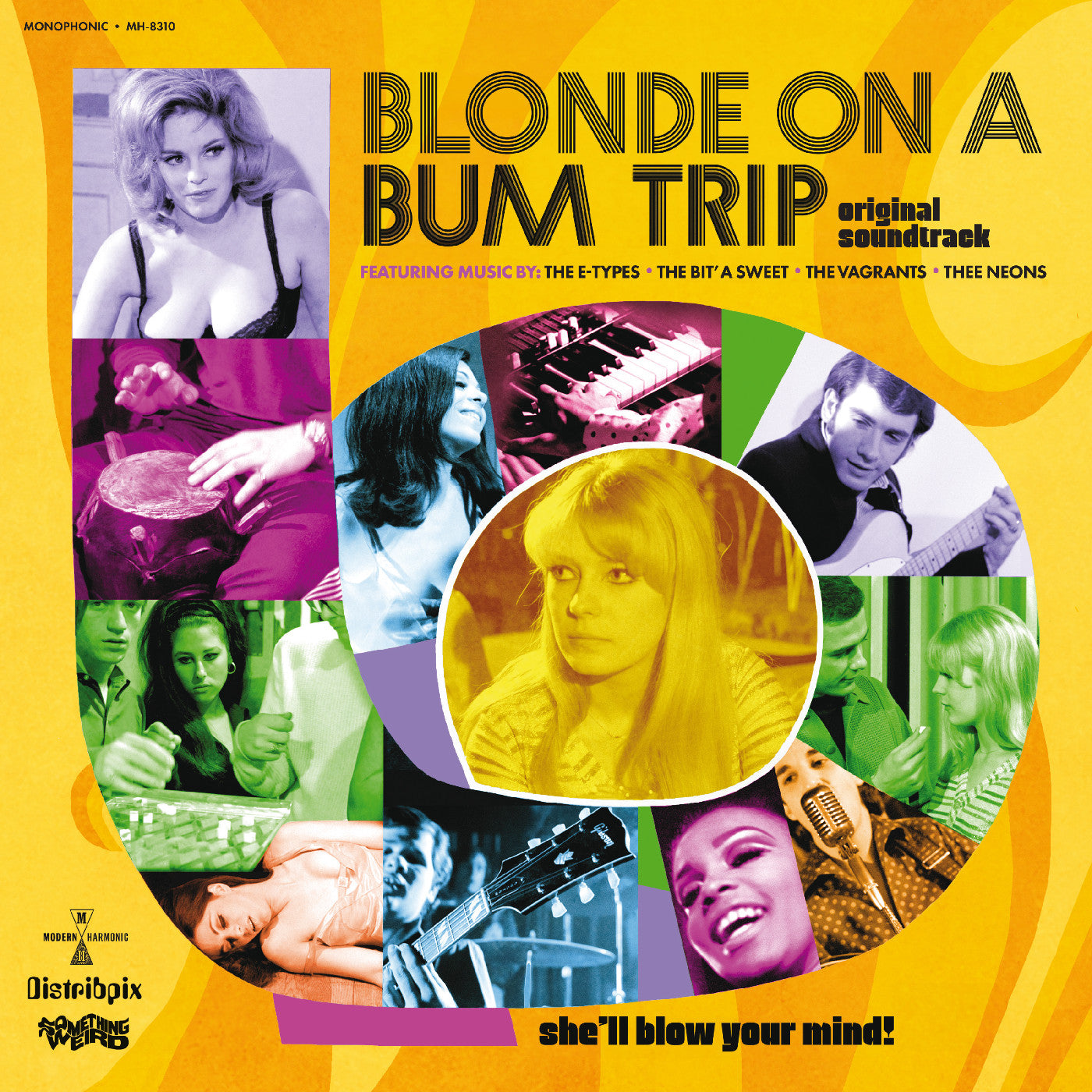 Blonde On A Bum Trip Original Soundtrack (Clear With Orange Swirl Vinyl) (Vinyl)