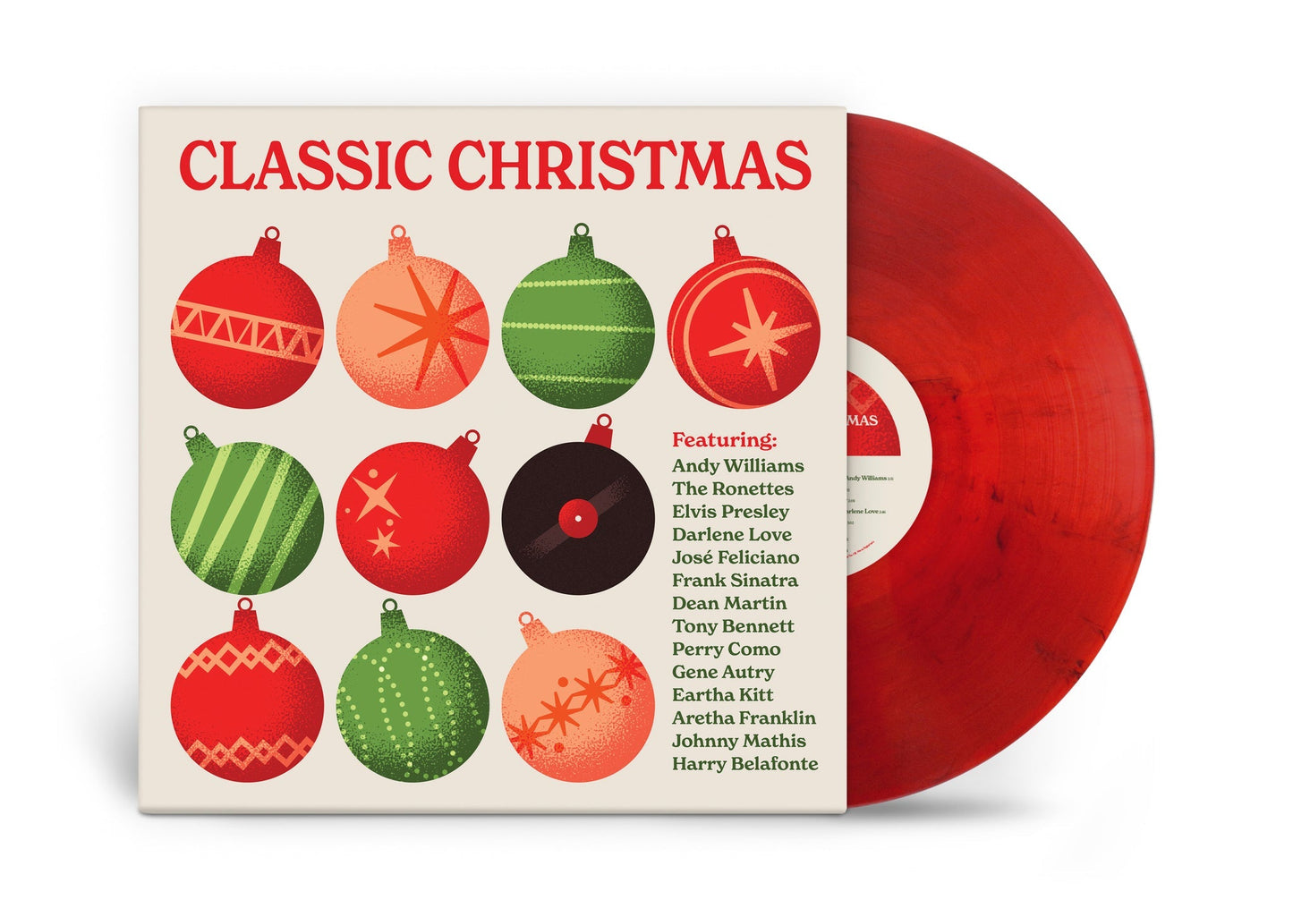 PRE-ORDER Various Artists - Classic Christmas [Vintage Ornament Red Vinyl] [Vinyl]