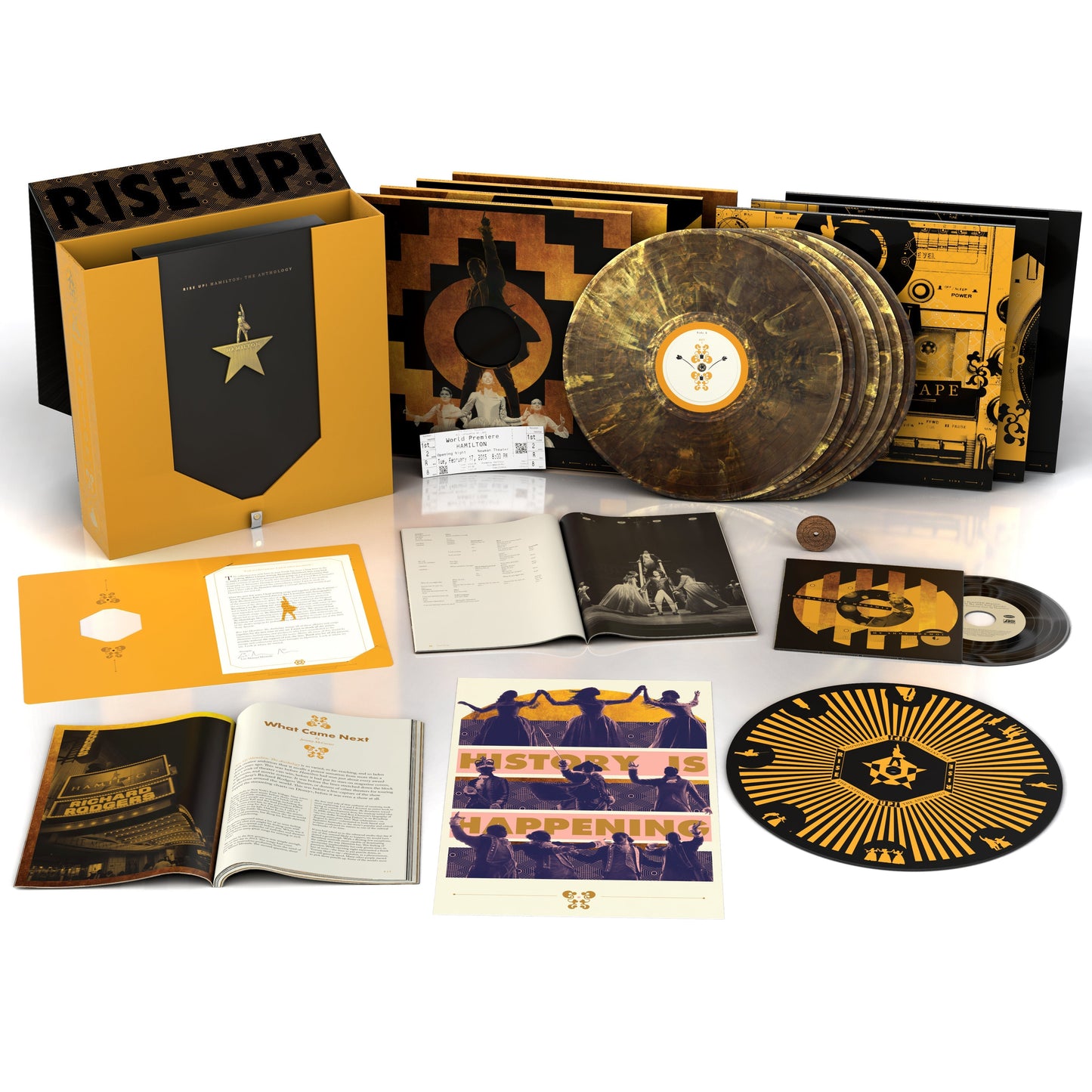 PRE-ORDER Various Artists Lin-Manuel Miranda - Rise Up! Hamilton: The Anthology (Box Set) [8LP] [Vinyl]