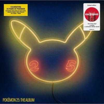 Various Artists Pokemon 25: The Album (Limited Edition, Two-Tone Vinyl, Poster) [Vinyl]