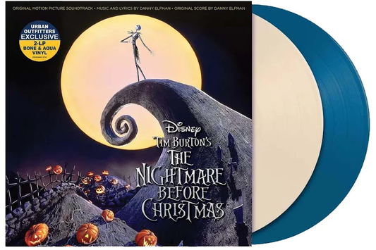The Nightmare Before Christmas (Original Soundtrack) (Limited Edition, Bone & Aqua Colored Vinyl) (2 Lp's) (Vinyl)
