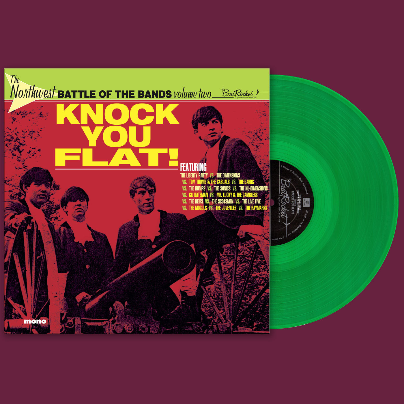The Northwest Battle Of The Bands Vol. 2: Knock You Flat! (GREEN VINYL) (Vinyl)