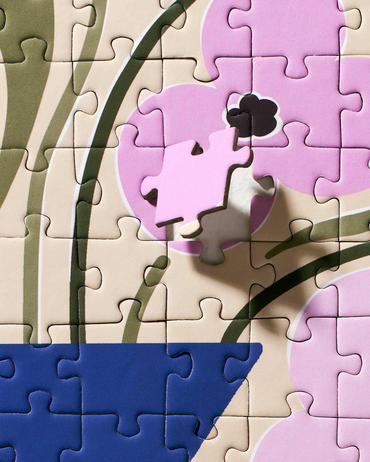 Vase of Flowers Puzzle by Frankie Penwill