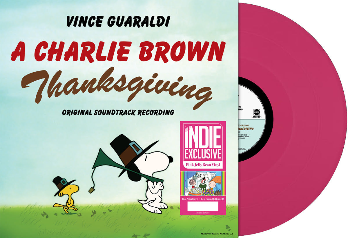 PRE-ORDER Vince Guaraldi - A Charlie Brown Thanksgiving (Indie Exclusive) [Pink Jelly Bean Vinyl] [Vinyl]