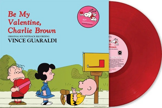 Be My Valentine, Charlie Brown: 50th Anniversary Edition (Original Soundtrack Recording) (Indie Exclusive, "Heartburn" Red Colored Vinyl) (Vinyl)
