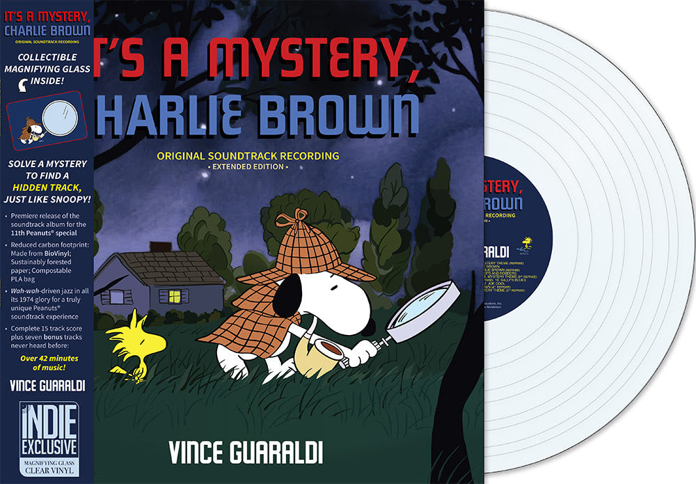 Vince Guaraldi - It'S A Mystery, Charlie Brown (Indie Exclusive) [Magnifying Glass Clear Vinyl] [Vinyl]