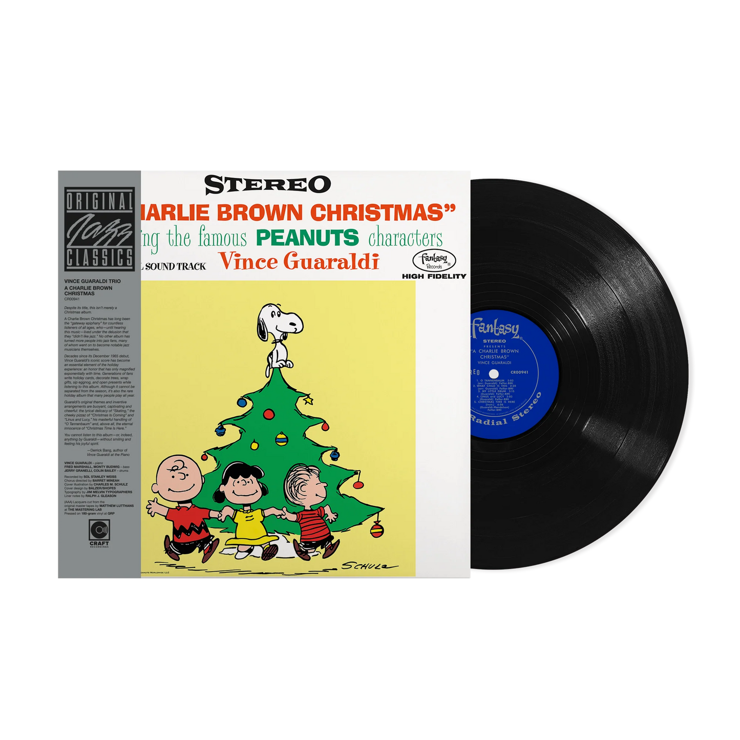 [PRE-ORDER] Vince Guaraldi Trio - A Charlie Brown Christmas (Original Jazz Classics Series) [180G LP] [Vinyl]