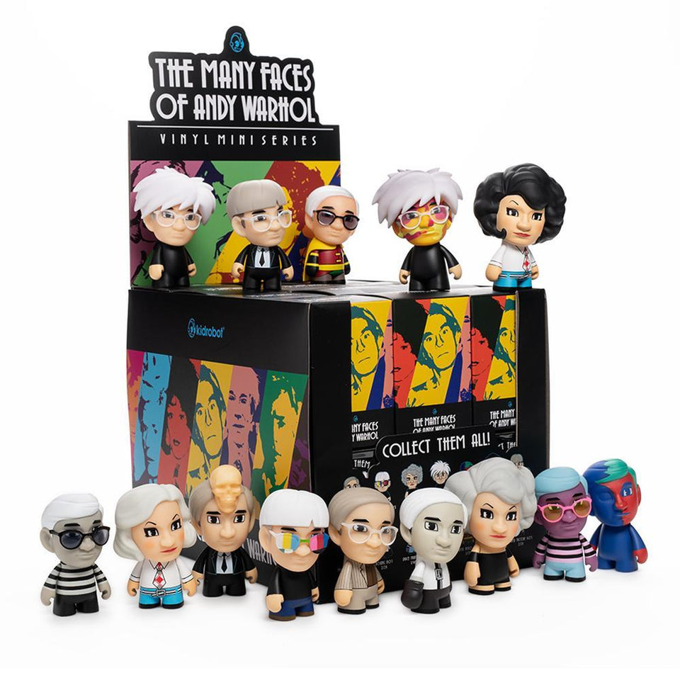 KIDROBOT x ANDY WARHOL The Many Faces of Warhol 3" VINYL FIGURES