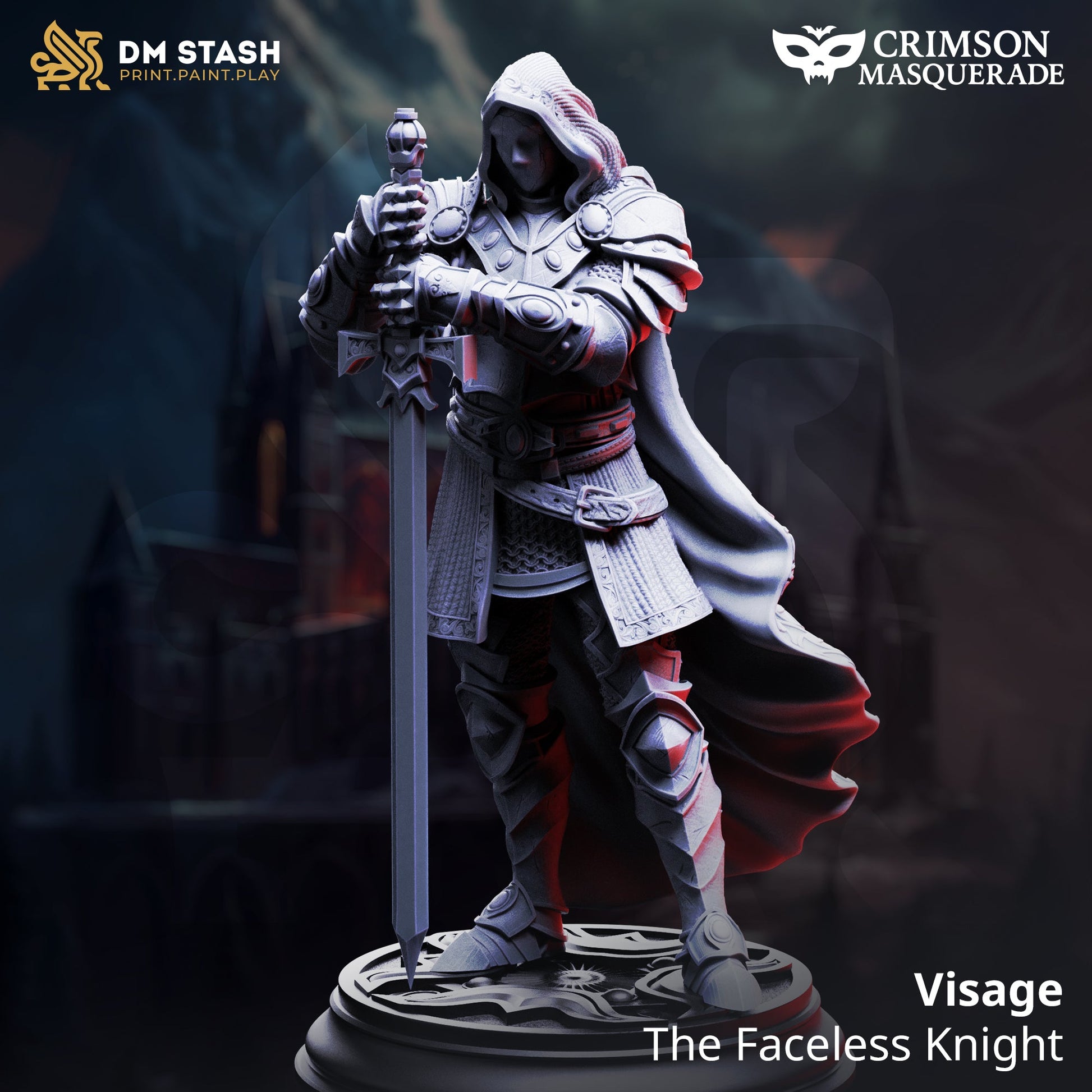 Visage, The Faceless Knight (Male Undead Paladin) - Golden Apple Comics
