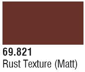Vallejo 69821 17ml Bottle Rust Texture (Matt) Mecha Color (6/Bx)