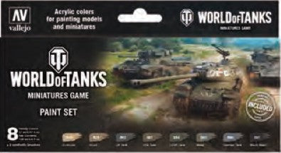 Vallejo 70245 17ml Bottle World of Tanks Miniatures Game Model Color Paint Set (