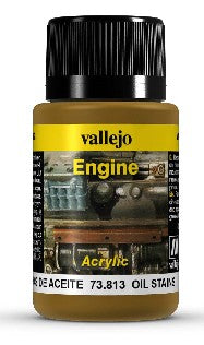 Vallejo 73813 40ml Bottle Oil Stains Weathering FX