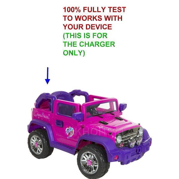 6V AC Wall Charger Adapter for 4x4 Ride-On Battery Vehicles