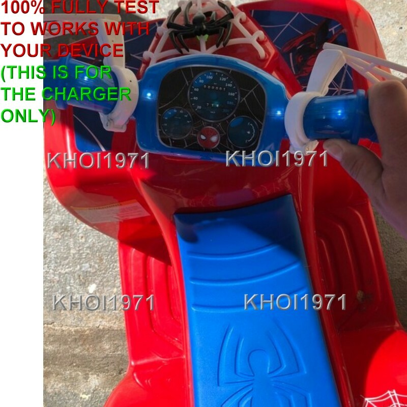6V AC Charger Adapter for Spider-Man Quad Ride-On Battery